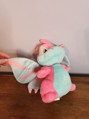 Neopets Faerie Scorchio Electronic Plush 2003 Pink/Blue Dragon